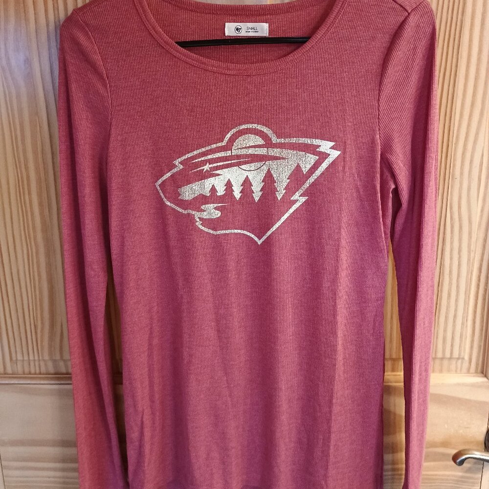 47 Brand MN Wild Long Sleeve Ribbed T-Shirt